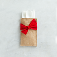 hand-tied ribbon | red | set of 8