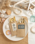 coastal | beach gray | set of 8