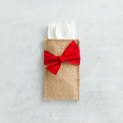 hand-tied ribbons