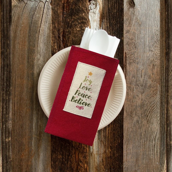 holiday | christmas tree words | set of 8