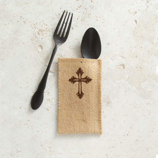 everyday | embroidered cross | set of 8